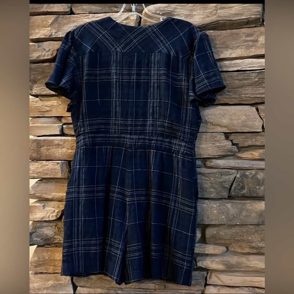 Anthropologie GREYLIN Woman Linen Shorts Romper Size Large - Picture 6 of 9